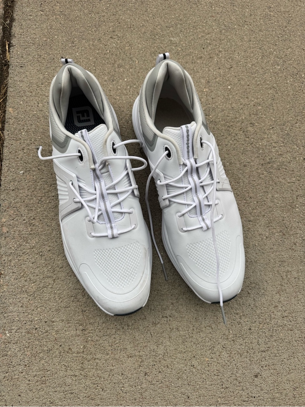FootJoy HyperFlex golf shoes white and grey size 13